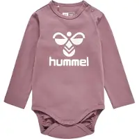 Hummel Body l/ä - HmlFlips - Twilight Mauve - - 1 år (80) - Body L/Ä