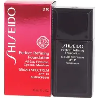 Shiseido Perfect Refining flytande foundation D10 Golden Brown SPF 15, 30 ml