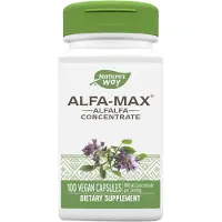 Nature'S Way , Alfa-Max, Alfalfa Koncentrat, 100 Vegan Kapslar