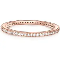Glanzstücke Ring roséguld / transparent