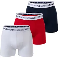 Gant Boxershorts blå / ljusröd / vit