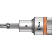 Wera 8740 C HF 05003821001 Inner-sexkantig Hylsnyckel-bitsinsats Låsfunktion 5 mm 5 mm 1/2