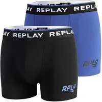 Replay Boxershorts blå / svart / vit