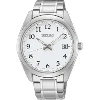 Seiko Klocka - - Klassisk - Rostfritt stål - Vit urtavla - Vattentålighet 10 Atm