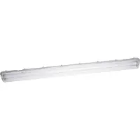 Osram våtrumslampa SUBMARINE 156 cm 2 x 19 W G13-LED IP65, Aluminium / grå / zink, Syntetmaterial