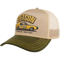 Stetson Muscle Car Heritage Trucker Cap Beige/Green