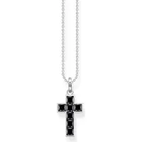 Thomas Sabo Heritage shiny black korshalsband KE2166-643-11-L45V