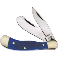 Frost Cutlery Baby Saddlehorn Blue Bone