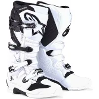 Alpinestars Tech 7 Motocrossstövlar Vit/Svart 07 Herrar hvid