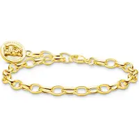 Thomas Sabo Haribo gold-plated charm bracelet with goldbears logo armband X0291-413-39-L19