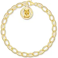 Thomas Sabo Haribo gold-plated charm bracelet with goldbears logo armband X0291-413-39-L17