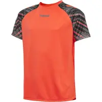 Hummel Funktionstopp grå / neonorange / svart
