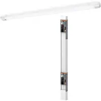 Osram LED-ljuslist POWER BATTEN, 4 000 K, 120 cm, 2 lampor BATTEN, Vitt / opal, Hall, Metall, Ljus list