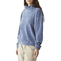 Picture Organic Clothing - Sweatshirts dam - Laikko Crew Stonewash för Unisex - Storlek L - Blå
