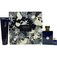Versace Dylan Blue parfymset, EDT 100 ml + duschgel 150 ml + mini-EDT 5 ml