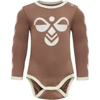 Hummel Body l/ä - HmlFlipper - Rosa m. Logo - - 56 - Body L/Ä