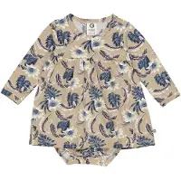 Müsli Klänningsbody l/ä - Lily - Kashmir/Mary/Natt Blue - - 74 - Body L/Ä