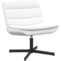 vidaXL Skrivstol Vit 63 x 75 x 76 cm PU