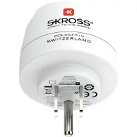 Skross Europe to USA, Typ B, Typ C (Europlug), 100-240 V, 15 A, Vit, 3750 W