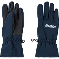 Name it Softshellhandskar m. Fleece - Noos - NknAlfa - Dark Sap - - 8-9 år (128-134) - Handskar