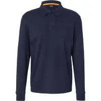 Hugo Boss Long-sleeved polo shirt in cotton with logo detail