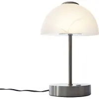 QAZQA Designbordslampa stål med opalglas inkl. LED dimbar - Joya