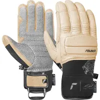Reusch - Skidhandskar - Marco Odermatt Tan/Black för UnisexSoftshell - Storlek 8 - Beige