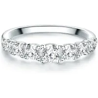 Trilani Ring silver / transparent