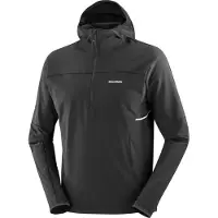 Salomon - Trail running kläder - Sense Aero Hybrid HZ HD M Deep Black för Unisex - Storlek XL - Svart