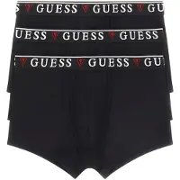 GUESS Boxershorts 'BRIAN' purpur / svart / vit