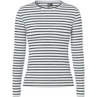 Pieces T-shirt 'PCRUKA' svart / vit