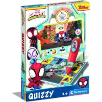 Clementoni - Quizzy - Spidey - Jeu interactif avec 200 Quizz + un stylo électronique - Dés 3 ans ren