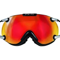 Casco Skidglasögon FX-70 Carbonic vit silver M