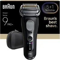 Braun Series 9 Pro+ 9600s, Folierakapparat, Svart, Knappar, Batteri, Litium-Ion (Li-Ion), Inbyggt batteri