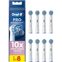 Oral-B Oral B - Pro Sensitive Clean Toothbrush Heads - White - 8 Counts