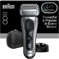 Braun Series 8 elektrisk rakapparat - Svart - 60 minuters batteritid - 5 minuters snabbladdning