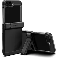 Spigen Tough Armor Pro MagFit - Baksidesskydd för mobiltelefon - termoplastisk polyuretan (TPU), polykarbonat - svart - för Samsung Galaxy Z Flip7 FE
