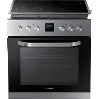 Samsung NB69R3301RS, Induktionshäll med zon, 4 zone(s), Glass-keramisk, Svart, Rotations-, 59 cm