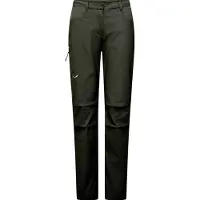 Salewa - Klätterkläder dam - Agner Hemp Ripstop Pants W Dark Olive för Unisex - Storlek L - Khaki