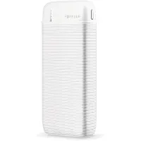 Forever Powerbank 10000mAh - DUBBLA USB - SNABB laddare - Vit