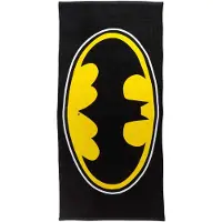 Licens Batman handduk - 70x140 cm - 100% bomull - Mjuk badhandduk med Batman-logga