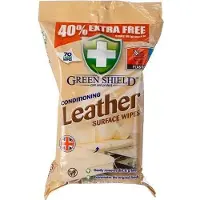 Green Shield konditionerande läderservetter - 70 st