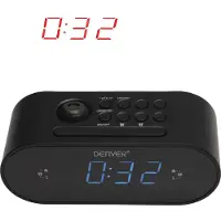 Denver Klockradio CRP-717B FM Väckningsfunktion Svart