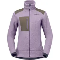 Norrøna - Vandringskläder dam - Trollveggen Warm3 Jacket W Purple Sage för Unisex - Storlek L - Lila