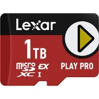 Lexar PLAY PRO - Flash-minneskort - 1 TB - Video Class V30 / UHS-I - mikroSDXC UHS-I