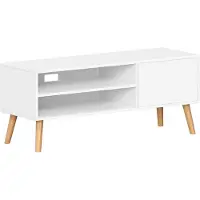 Vasagle TV-bänk Lowboard för 55 120 cm vit