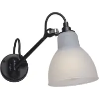 DCW éditions Vägglampa , Svart, Badrum, Metall