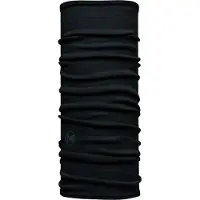 Buff Kids' Lightweight Merino Wool Tubular Solid Black