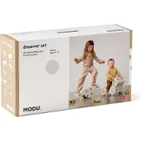Modu Drömmare Set - 34 Delar - 70x40x20 cm - Sand Grey/Honey Hej - - One Size - Tumlingdjur