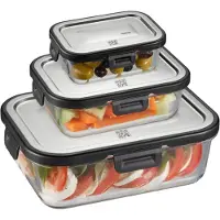 GEFU Milo Set Of 3 Set Med Lufttäta Behållare